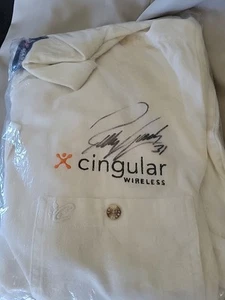 Robby Gordon Autographed White Short Sleeve Shirt #31 Cingular Nascar - Picture 1 of 1