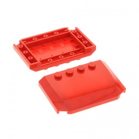 2x Lego Bonnet 4x6 Red Curved Car Roof Hood Cars 9484 4259903 52031