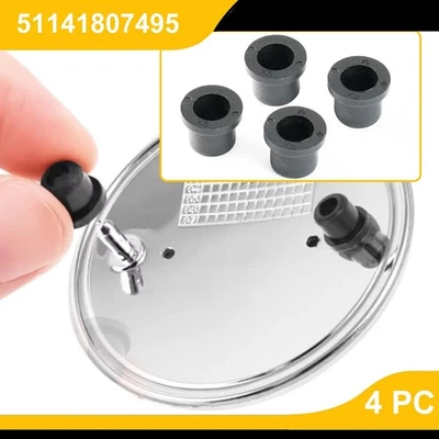 For BMW Emblem Grommet Hood Set Of 4 E46 E39 E90 E92 E60 Z4 M3 M4 M5 - Image 1 of 4