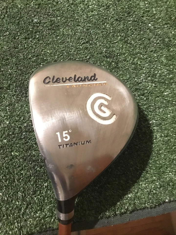 Cleveland Left Handed Launcher Titanium 15* 3 Wood Regular 55g Graphite Shaft LH - Image 1 of 4