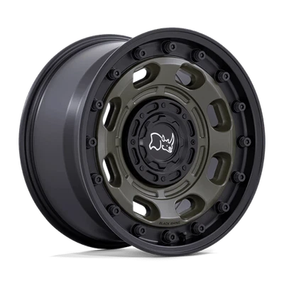 20X10 Black Rhino ATLAS 5X5.0/5.5 -18MM OLIVE DRAB GREEN W/ BLACK LIP - Image 1 of 4