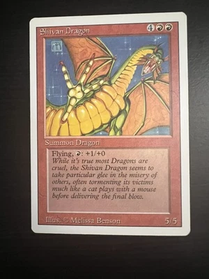 SHIVAN DRAGON 1994 REVISED EDITION Magic: the Gathering Near Mint - Image 1 of 4