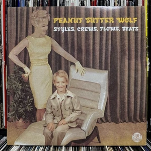PEANUT BUTTER WOLF - STYLES CREWS FLOWS BEATS (VINYL EP)  1998  RARE!!  LOOTPACK - Picture 1 of 4