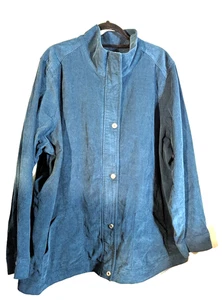 D&Co Damen 3X Blau Cord Full Zip Jacke Gebraucht - Bild 1 von 5