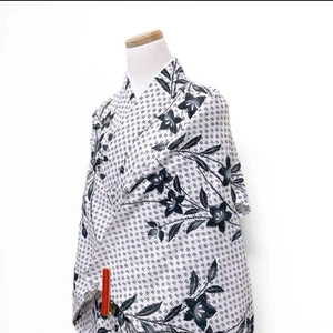 Kimono japonés Komon ropa única campanario geométrico monótono 081t - Imagen 1 de 10