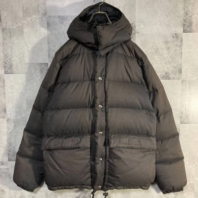 Crescent Down Works Puffer Jacket Classico Parka Black Cotton Nylon Sz M USA - Image 1 of 4