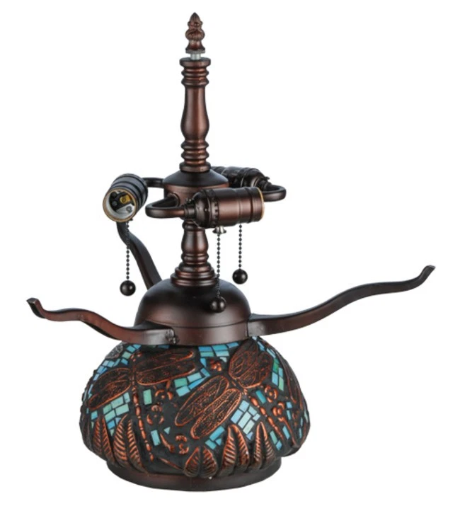 Base de lámpara Meyda Tiffany 20036 Tiffany 17" de alto - multicolor Foto 1 de 1