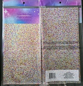 Lot Of 2 NEW Celebration Table Covers Holographic Foil Shiny Dots 54”x 108” each - Picture 1 of 3
