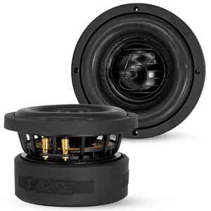 5Core 6,5 Pollici Subwoofer Auto Doppio 2 Ohm 1000W Altoparlante Sub Woofer Driver Alluminio - Foto 1 di 13