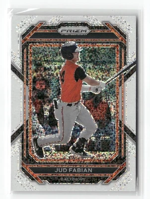 2023 Panini Prizm #165 Jud Fabian White Sparkle Prizms - Image 1 of 2