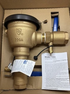 Zurn Wilkins 114-720A 1-1/4" Pressure Vacuum Breaker Assembly 720A - NEW - Picture 1 of 2