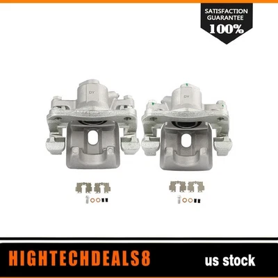 Brake Calipers Rear Pair w/ Bracket For LEXUS ES300H ES350 TOYOTA AVALON 13-18 - Image 1 of 4