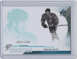 2010-11 UPPER DECK SP AUTHENTIC DUNCAN KEITH UD ESSENTIALS SP /1999 #171 - Picture 1 of 1