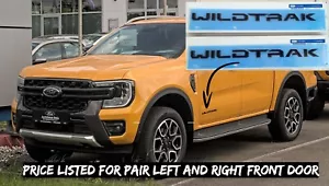 FORD RANGER EVEREST NEXT-GEN WILDTRAK GENUINE (RAISED LETTERS) PAIR FRONT DOORS - Picture 1 of 12