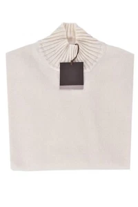 NEW Stile Latino V. Attolini turtleneck cashmere sweater EU 54 US 44 L/XL white - Picture 1 of 5