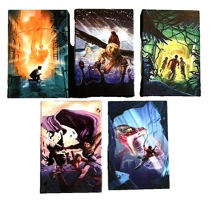 SIGNED Riordan "The Trials of Apollo" #1-5 1st/1st Ltd in Slipcases - Picture 1 of 24