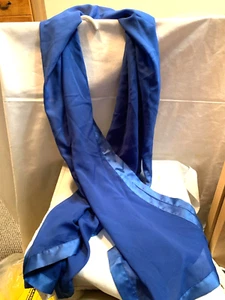 Calvin Klein Halstuch Schal dunkelblau CK Logo "Pashmina Like" NEU - Bild 1 von 4