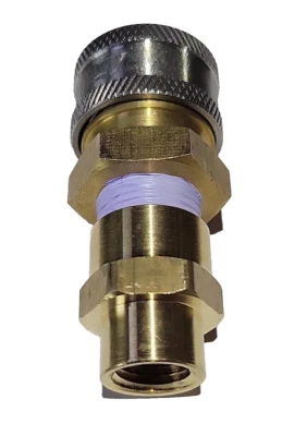PRESSURE WASHER OUTLET - LEGACY 3/8 Coupler x 1/4 NPT Female - Pressure Washer Adapter 4000psi Max.