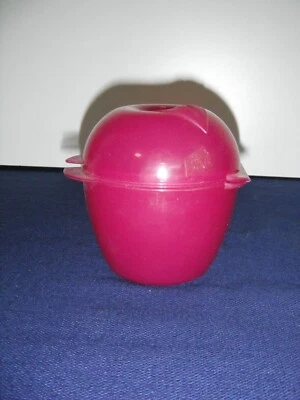Tupperware  Big Apple  Apfel Dose Pausendose Obstdose Joghurt Dose   Neuwertig - Bild 1 von 4