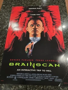 Brain Scan 1994 Original doppelseitiges Filmplakat 27x40" gerollter Horrorfilm - Bild 1 von 11