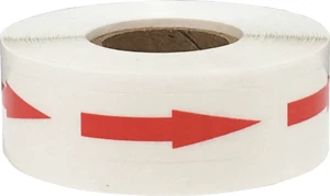 Transparent Removable Arrow Labels| 1/2 x 1 1/2 Inch | 500 Pack | Pick One Color - Picture 1 of 19