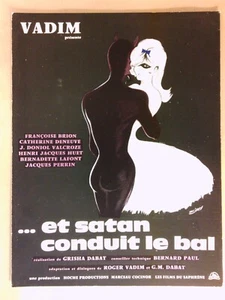 RARE DOSSIER DE PRESSE DEPLIANT DU FILM "ET SATAN CONDUIT LE BAL" / DENEUVE - Picture 1 of 3