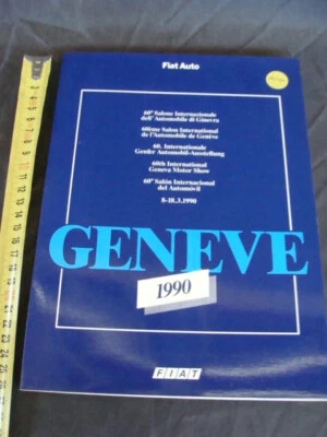 Cartella stampa Fiat salone auto 1990 Uno Croma Panda Elettra press - Immagine 1 di 4