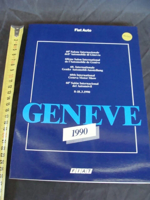 Cartella stampa Fiat salone auto 1990 Uno Croma Panda Elettra press - Immagine 1 di 4