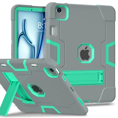 Shockproof For iPad Pro 11 Air 11 M2 M3 M4 2024-2025 Heavy Duty Stand Case Cover - Image 1 of 4