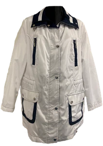 David Barry Damen Frühlingsjacke weiß/marine Größe 24 - Bild 1 von 4