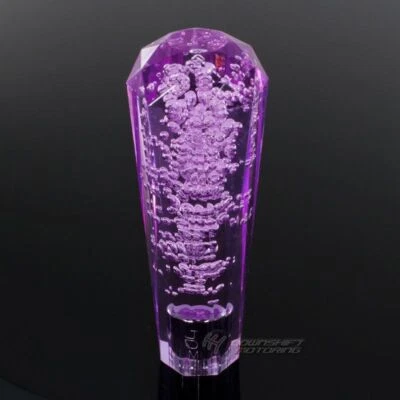VIP Universal JDM Diamond Crystal Manual  Bubble Shift Knob 150mm Purple - Image 1 of 4