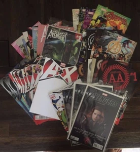 MARVEL UNCANNY AVENGERS AVENGERS A+X Etc. Comic Book Lot of 37 VF+ - Picture 1 of 1
