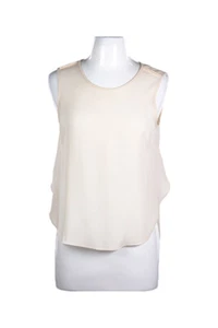 Rag & Bone Women Tops Tank Tops MED White Triacetate - Picture 1 of 2