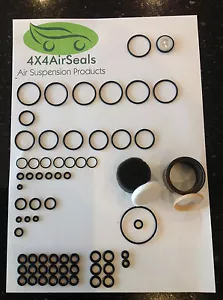 Range Rover Classic Compresor Pistón Sello y Válvula Solenoide Oring Kit de reparación - Imagen 1 de 1