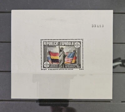 MD pequeña ESPAÑA HOJA DE RECUERDO colección de sellos Foto 1 de 2