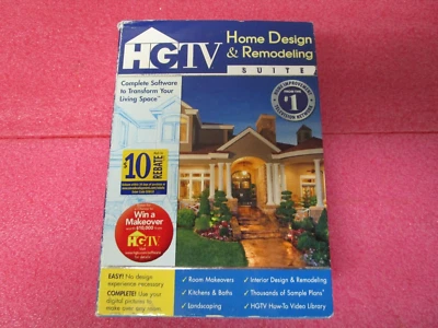 HGTV Home Design & Remodeling Suite Software Kit - Open Box - Image 1 of 4