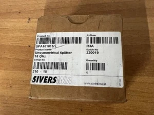 SIVERSIMA UPA101015/1 UNSYMMETRICAL SPLITTER 18GHZ - Photo 1/4