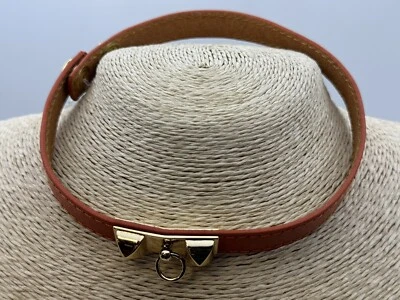 Charlie 14-15 英寸真皮项圈可调节 — 第 1/4 张图片