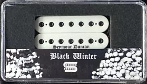 Seymour Duncan Black Winter "Blackened" 7 String Neck Humbucker Pickup-White - Picture 1 of 2