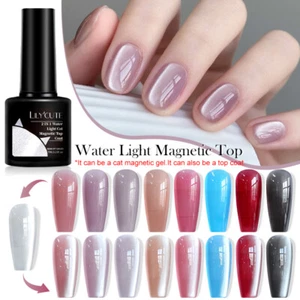LILYCUTE 7 ml Luz de Agua Gato Magnética Capa Superior UV LED Gel Función Remojo Gel - Imagen 1 de 168