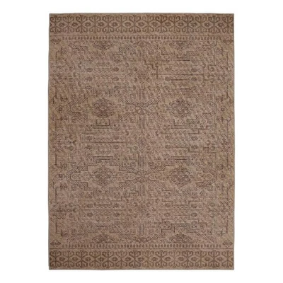 Linon Dillon Sylvester Sand and Beige 3' X 5' Accent Rug - Image 1 of 4