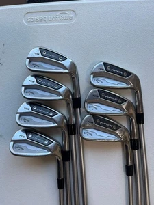 Callaway 2024 Apex TCB Iron Set 4-PW KBS C-Taper 125 S+ Stiff Flex Standard NICE - Picture 1 of 17