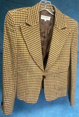 Винтажный блейзер Giorgio Armani Le Collezioni, сделано в Италии, гладкая шерсть, размер 4 - Изображение 1 из 4