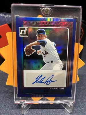 2025 帕尼尼·唐鲁斯·诺兰·瑞安签名系列 SG-NRY 蓝色/35 亲笔签名 — 第 1/4 张图片