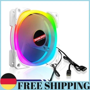 12cm Cooling Fan 4Pin PWM 5V 3Pin ARGB PC Case CPU Computer Cooler - Afbeelding 1 van 10