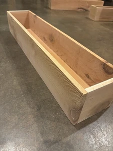 Handcrafted Cedar Window Box- For Herbs, Veggies or Flowers - Choose Your Size - Picture 1 of 15
