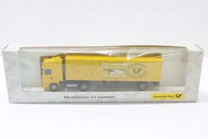 1:87 AWM 006734 LKW Modellauto Deutsche Post 2002 Scania OVP N95 - Picture 1 of 2