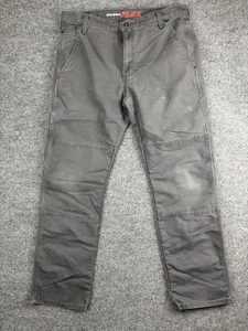 Dickies FLEX Pants Mens 34x32 Gray Workwear Double Knee Durable Utility - Picture 1 of 10
