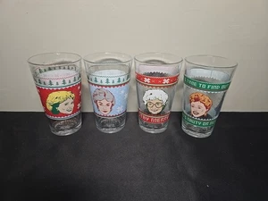 The Golden Girls Holiday Sweater 16-Ounce Pint Glasses | Set of 4 - Picture 1 of 5