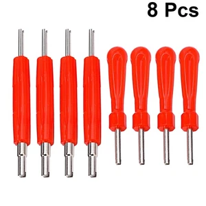 8Pcs Tire Repair Tool Stem Core Removal Tool for Car Bike Truck(Red, 4Pcs - Picture 1 of 12